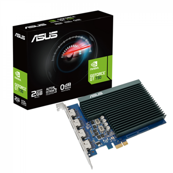 Asus | GT730-4H-SL-2GD5 | NVIDIA | 2 GB | GeForce GT 730 | GDDR5 | HDMI ports quantity 4 | PCI Express 2.0 | Memory clock speed 5010 MHz | Processor frequency 902 MHz
