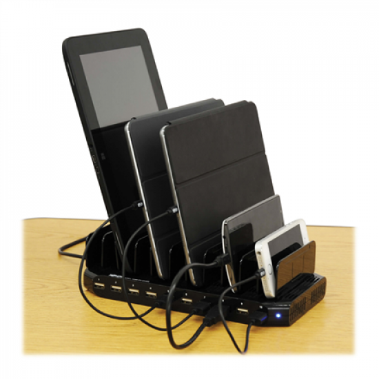 Tripp Lite | 10 Port USB Charging Station with Adjustable Storage | U280-010-ST-CEE