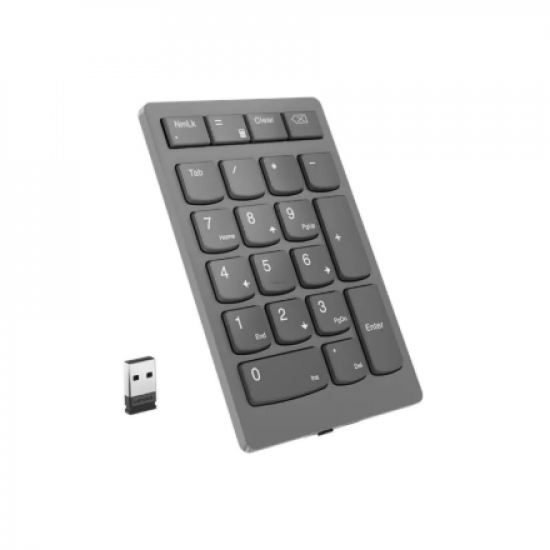 Lenovo | Professional | Go Wireless Numeric Keypad | Numeric Keypad | Wireless | Storm Grey
