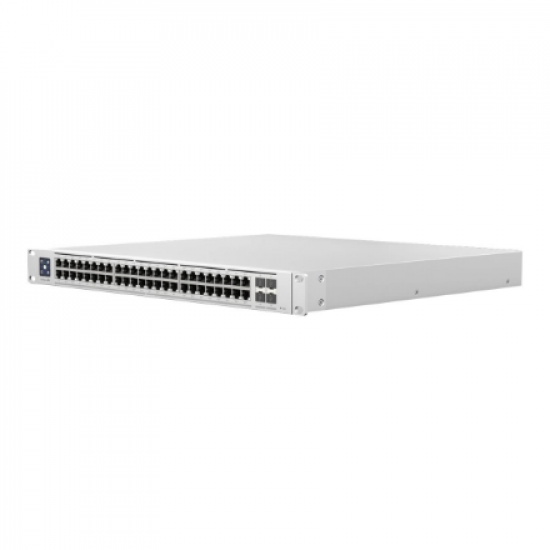 Ubiquiti | Switch Enterprise 48 PoE | USW-Enterprise-48-PoE | Managed L3 | Rackmountable | Gigabit Ethernet (copper) ports quantity 48 (100MbE/1GbE/2.5GbE) | SFP+ ports quantity 4 | PoE+ ports quantity 48 | Power supply type AC/DC, internal, 100-240V, 10A