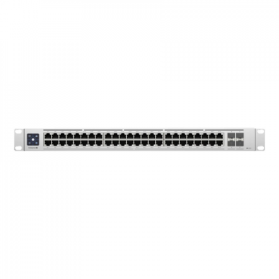 Ubiquiti | Switch Enterprise 48 PoE | USW-Enterprise-48-PoE | Managed L3 | Rackmountable | Gigabit Ethernet (copper) ports quantity 48 (100MbE/1GbE/2.5GbE) | SFP+ ports quantity 4 | PoE+ ports quantity 48 | Power supply type AC/DC, internal, 100-240V, 10A
