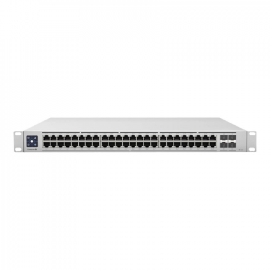 Ubiquiti | Switch Enterprise 48 PoE | USW-Enterprise-48-PoE | Managed L3 | Rackmountable | Gigabit Ethernet (copper) ports quantity 48 (100MbE/1GbE/2.5GbE) | SFP+ ports quantity 4 | PoE+ ports quantity 48 | Power supply type AC/DC, internal, 100-240V, 10A