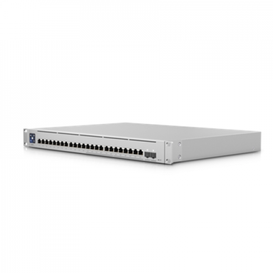 Ubiquiti | Switch Enterprise 24 PoE | USW-Enterprise-24-PoE | Managed L3 | Rackmountable | Gigabit Ethernet (copper) ports quantity 12x10/100/1000 Mbps + 12x100/1000/2500 Mbps | SFP ports quantity 0 | SFP+ ports quantity 2 | PoE+ ports quantity 24 | Power