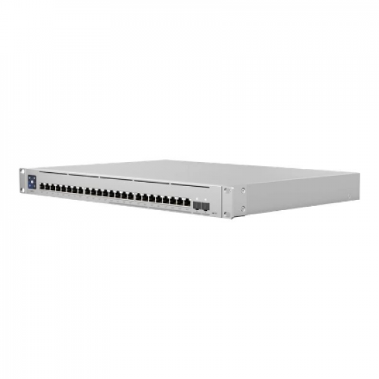 Ubiquiti | Switch Enterprise 24 PoE | USW-Enterprise-24-PoE | Managed L3 | Rackmountable | Gigabit Ethernet (copper) ports quantity 12x10/100/1000 Mbps + 12x100/1000/2500 Mbps | SFP ports quantity 0 | SFP+ ports quantity 2 | PoE+ ports quantity 24 | Power