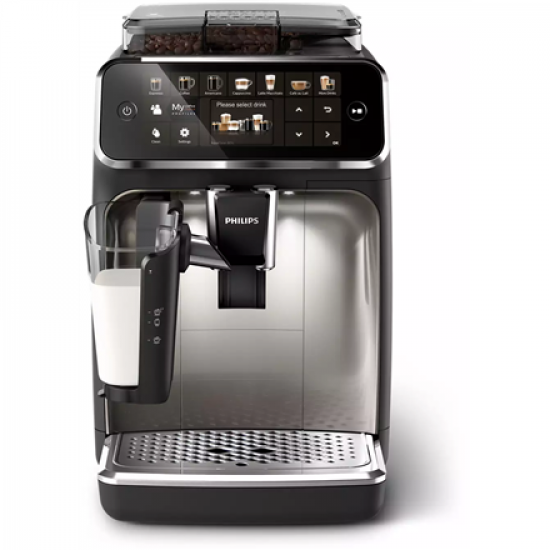 Philips | Series 5400 Coffee Maker | EP5447/90 | Pump pressure 15 bar | Built-in milk frother | Fully Automatic | 1500 W | Black