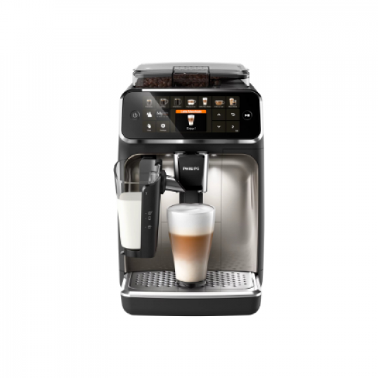 Philips | Series 5400 Coffee Maker | EP5447/90 | Pump pressure 15 bar | Built-in milk frother | Fully Automatic | 1500 W | Black
