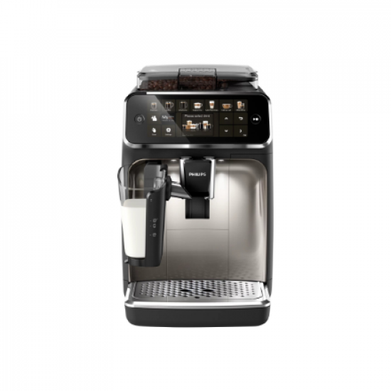Philips | Series 5400 Coffee Maker | EP5447/90 | Pump pressure 15 bar | Built-in milk frother | Fully Automatic | 1500 W | Black