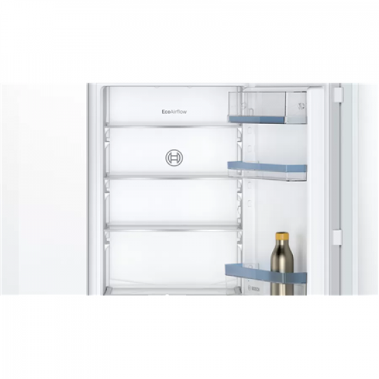 Bosch | Refrigerator | KIV86VFE1 | Energy efficiency class E | Built-in | Combi | Height 177.5 cm | Fridge net capacity 183 L | Freezer net capacity 84 L | 35 dB | White