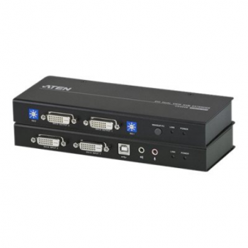 Aten | USB DVI Dual View Cat 5 KVM Extender | CE604