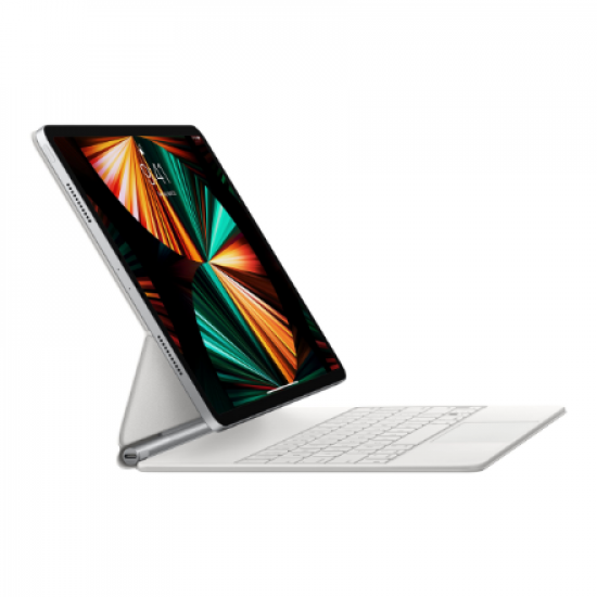 Apple | Magic Keyboard for 12.9-inch iPad Pro (3rd-6th gen) | Compact Keyboard | Wireless | SE | White | Smart Connector