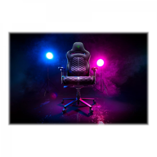 Razer Ergonomic Gaming Chair Enki EPU Synthetic Leather; Steel; Aluminium | Black/Green