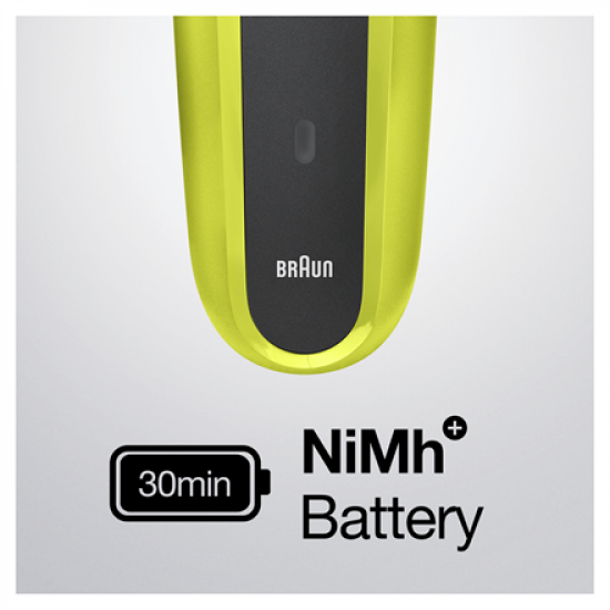 Braun | Shaver | Series 3 Shave&Style 300BT | Operating time (max) 30 min | NiMH | Black/Green