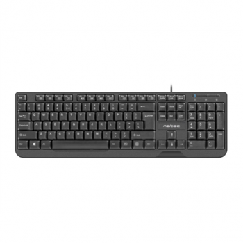 Natec Keyboard, Trout, US Layout, Slim, Black | Natec | NKL-0967 Trout | Standard | Wired | US | Black | USB Type-A | 349 g