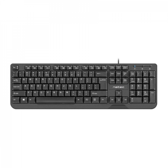 Natec Keyboard, Trout, US Layout, Slim, Black | Natec | NKL-0967 Trout | Standard | Wired | US | Black | USB Type-A | 349 g