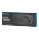 Natec Keyboard, Trout, US Layout, Slim, Black | Natec | NKL-0967 Trout | Standard | Wired | US | Black | USB Type-A | 349 g