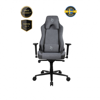 Arozzi Vernazza Vento Gaming Chair Vento Polyurethane; Soft Fabric; Metal; Aluminium | Ash