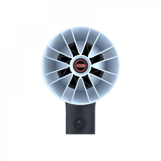 Philips | Hair Dryer | BHD360/20 | 2100 W | Number of temperature settings 6 | Ionic function | Diffuser nozzle | Black/Blue