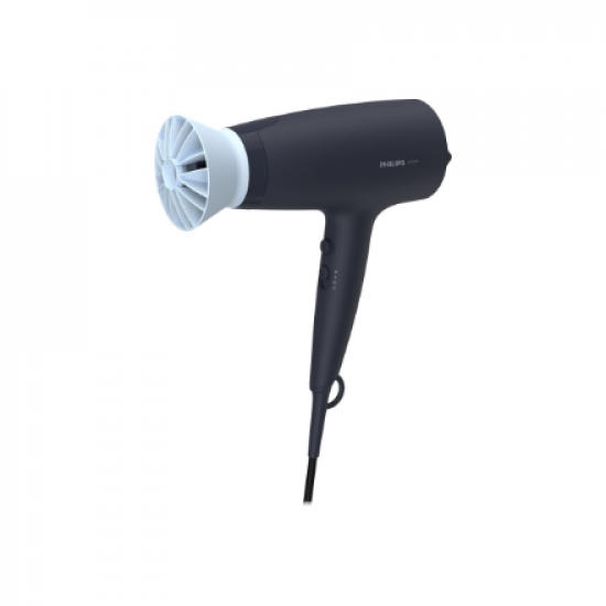 Philips | Hair Dryer | BHD360/20 | 2100 W | Number of temperature settings 6 | Ionic function | Diffuser nozzle | Black/Blue
