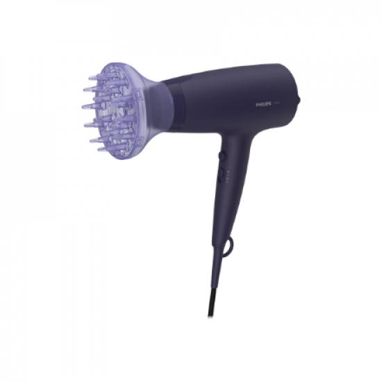 Philips | Hair Dryer | BHD360/20 | 2100 W | Number of temperature settings 6 | Ionic function | Diffuser nozzle | Black/Blue