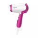 Philips | Hair Dryer | BHD003/00 | 1400 W | Number of temperature settings 2 | White/Pink