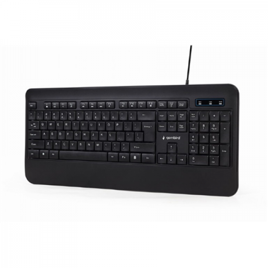 Gembird | Multimedia Keyboard | KB-UML-03 | Multimedia | Wired | US | Black