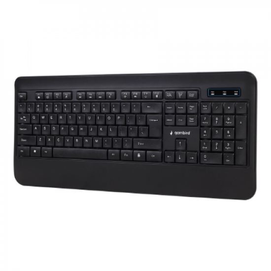 Gembird | Multimedia Keyboard | KB-UML-03 | Multimedia | Wired | US | Black