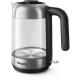 Philips | Kettle | HD9339/80 | Electric | 2200 W | 1.7 L | Stainless steel/Glass | 360° rotational base | Black/Silver