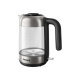 Philips | Kettle | HD9339/80 | Electric | 2200 W | 1.7 L | Stainless steel/Glass | 360° rotational base | Black/Silver