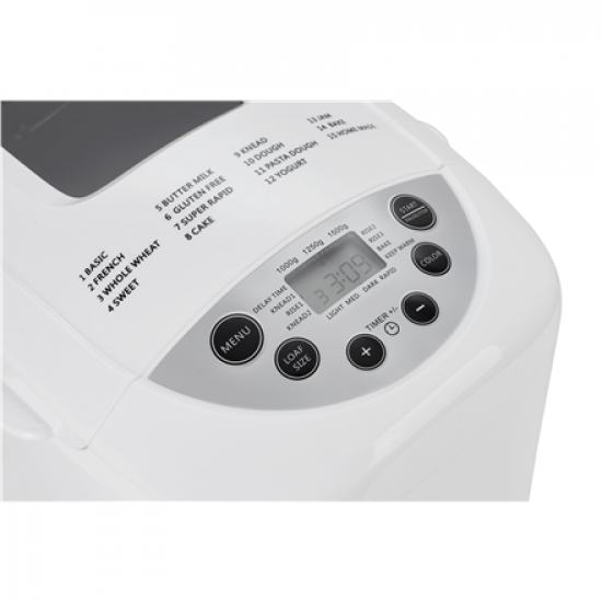 Adler | Bread maker | AD 6019 | Power 850 W | Number of programs 15 | Display LCD | White