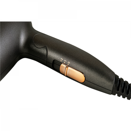 Camry | Hair Dryer | CR 2261 | 1400 W | Number of temperature settings 2 | Metallic Grey/Gold