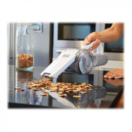 BLACK & DECKER | Vacuum Cleaner | PV1820L-QW | Cordless operating | Handstick | 18 V | Operating time (max) 13 min | White