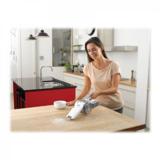 BLACK & DECKER | Vacuum Cleaner | PV1820L-QW | Cordless operating | Handstick | 18 V | Operating time (max) 13 min | White