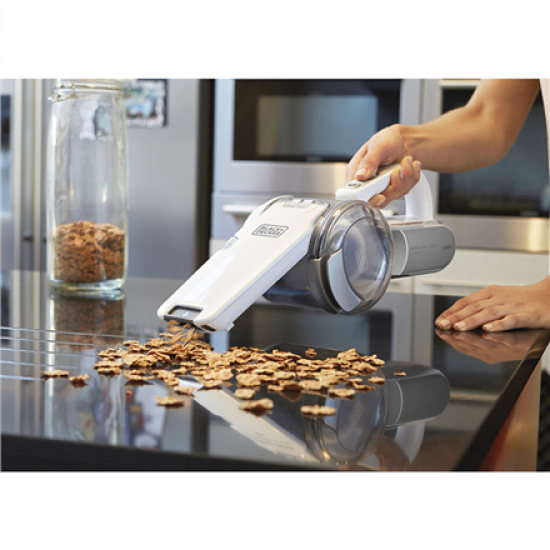 BLACK & DECKER | Vacuum Cleaner | PV1820L-QW | Cordless operating | Handstick | 18 V | Operating time (max) 13 min | White