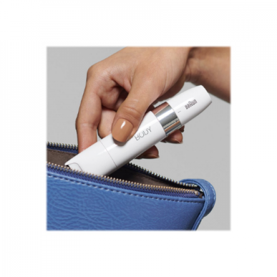 Braun | Body Mini Trimmer | BS1000 | Bulb lifetime (flashes) Not applicable | Number of power levels 1 | Wet & Dry | White