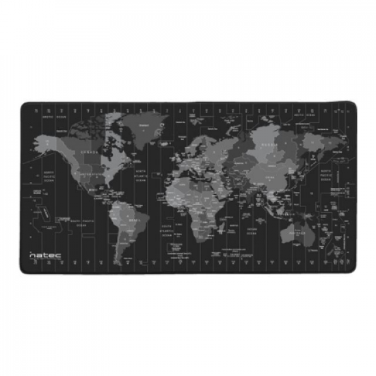 Natec | Mouse Pad Maxi | Time Zone Map