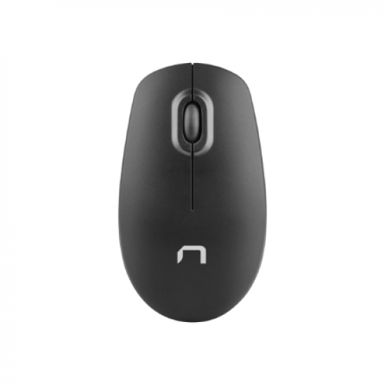 Natec Mouse, Merlin, Wireless, 1600 DPI, Optical, Black | Natec | Mouse | Optical | Wireless | Black-Grey | Merlin