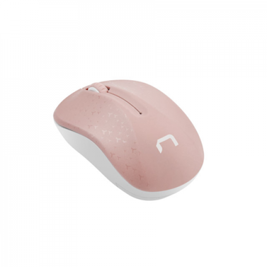 Natec Mouse, Toucan, Wireless, 1600 DPI, Optical, Pink-White | Natec | Mouse | Optical | Wireless | Pink/White | Toucan