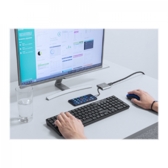 Natec | USB-C Multiport Adapter | NMP-1607 | Grey | USB Type-C | 0.11 m