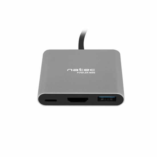 Natec | USB-C Multiport Adapter | NMP-1607 | Grey | USB Type-C | 0.11 m