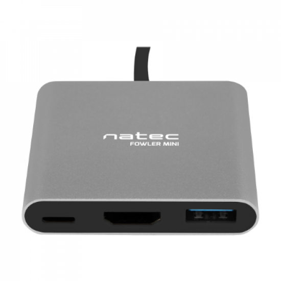 Natec | USB-C Multiport Adapter | NMP-1607 | Grey | USB Type-C | 0.11 m