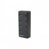 Natec | 4 Port Hub With USB 3.0 | Mantis NHU-1557 | Black