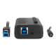 Natec | 4 Port Hub With USB 3.0 | Mantis NHU-1557 | Black