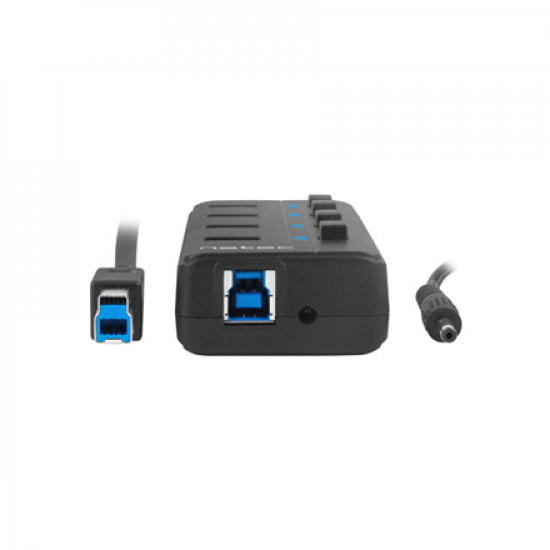 Natec | 4 Port Hub With USB 3.0 | Mantis NHU-1557 | Black