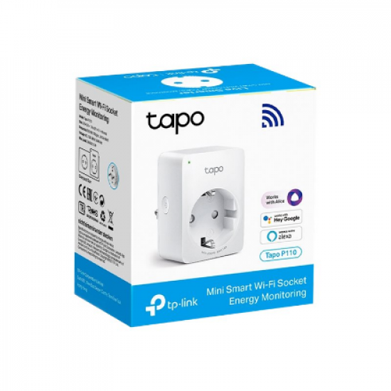 TP-LINK | Mini Smart Wi-Fi Socket | Tapo P110 | White