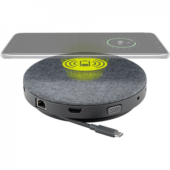 Goobay | USB-C 11 in 1 Multiport Dock with Wireless Fast Charging and Power Delivery | 49985