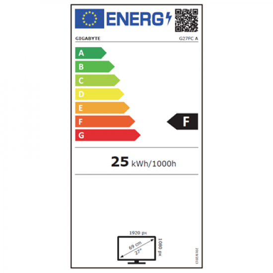 Gigabyte | Curved Gaming Monitor | G27FC A | 27 