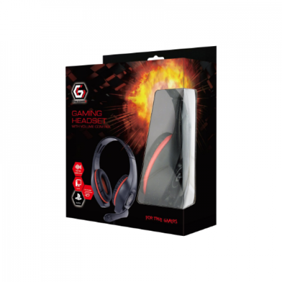 Gembird | Gaming headset with volume control | GHS-05-R | Wired | Over-Ear