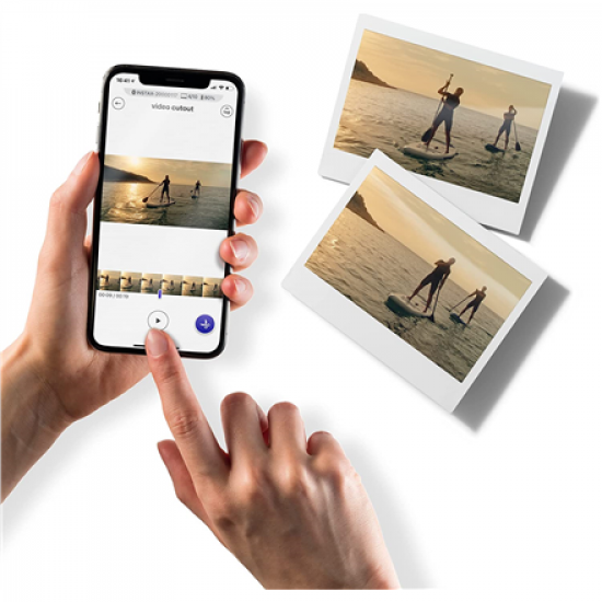 Fujifilm instax WIDE Link | Colour | Photo Printer | Mocha Gray