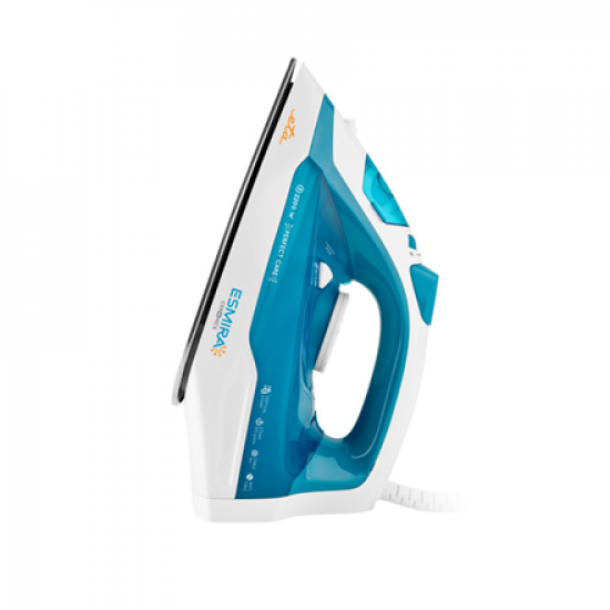 ETA | Iron | Esmira ETA027390000 | Steam Iron | 2200 W | Water tank capacity 380 ml | Continuous steam 40 g/min | Steam boost performance 100 g/min | Turquoise