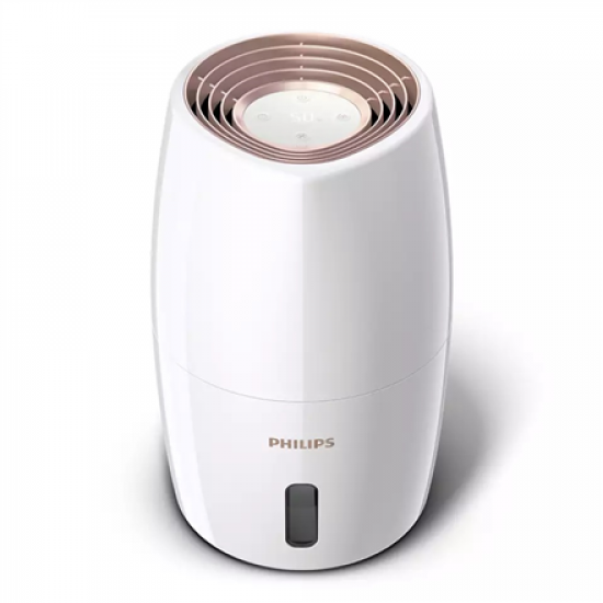Philips | HU2716/10 | Humidifier | 17 W | Water tank capacity 2 L | Suitable for rooms up to 32 m² | NanoCloud evaporation | Humidification capacity 200 ml/hr | White